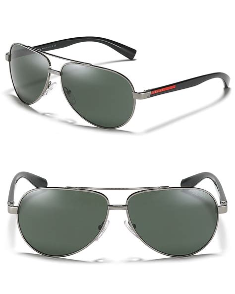 prada linea rossa aviator sunglasses.